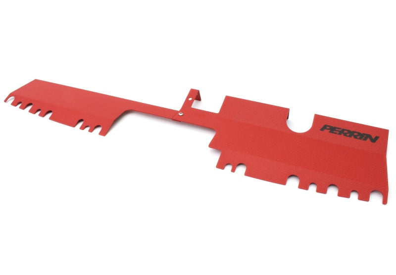 Perrin 15-21 WRX/STI Radiator Shroud (With OEM Intake Scoop) - Red - Racecraft Industries