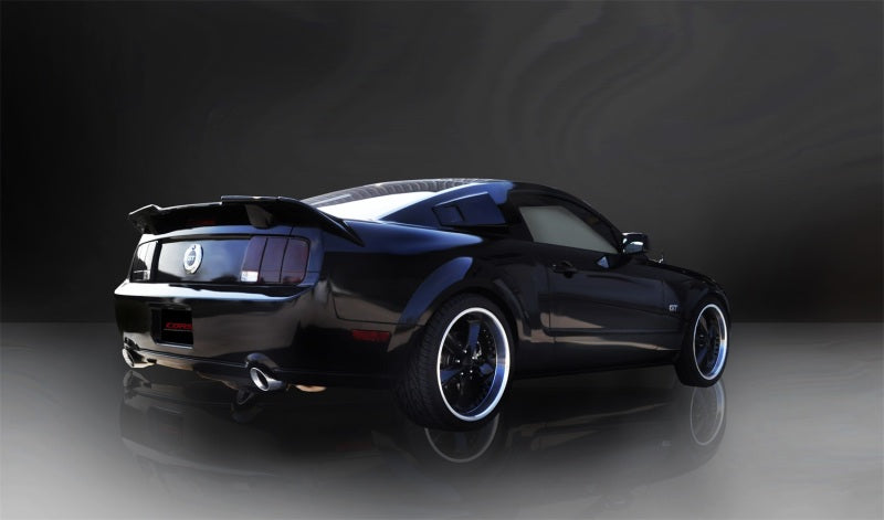 Corsa 2005-2010 Ford Mustang Shelby GT500 5.4L V8 Polished Xtreme Axle-Back Exhaust - Racecraft Industries