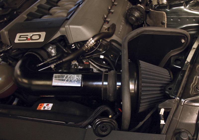 K&N 2015 Ford Mustang GT 5.0L V8 Black Performance Intake Kit - Racecraft Industries
