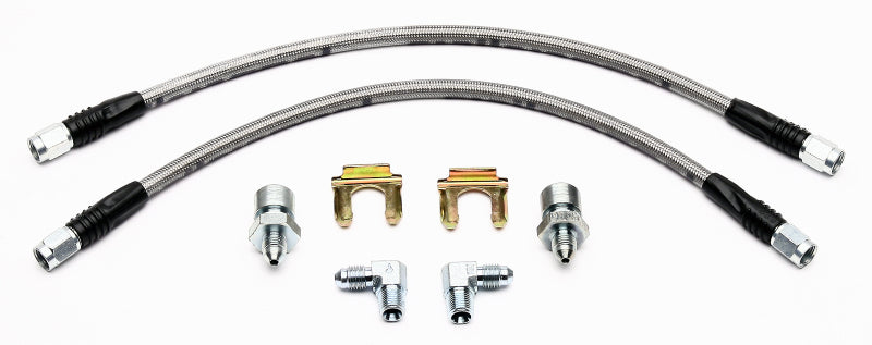 Wilwood Flexline Kit 64-72 Most GM w/ DLS Forged Dynalite or SL6 Front Caliper - Racecraft Industries