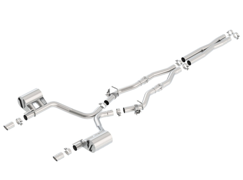 Borla 2017 Dodge Charger R/T 5.7L ATAK Catback Exhaust w/o Tips (w/MDS Valves ONLY) - Racecraft Industries