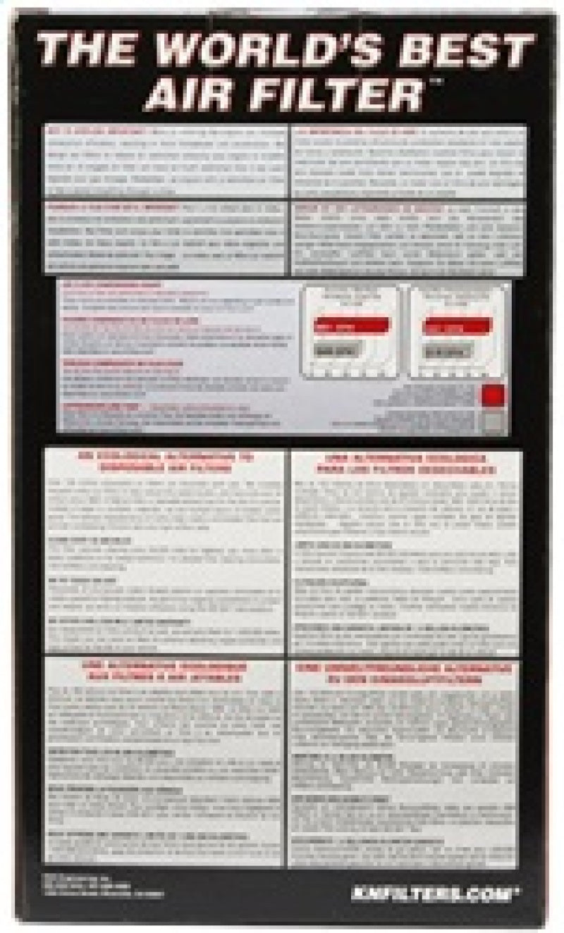 K&N Universal Rubber Filter 3 1/2inch ID FLG / 6inch Base / 4-5/8inch Top / 9inch Height - Racecraft Industries