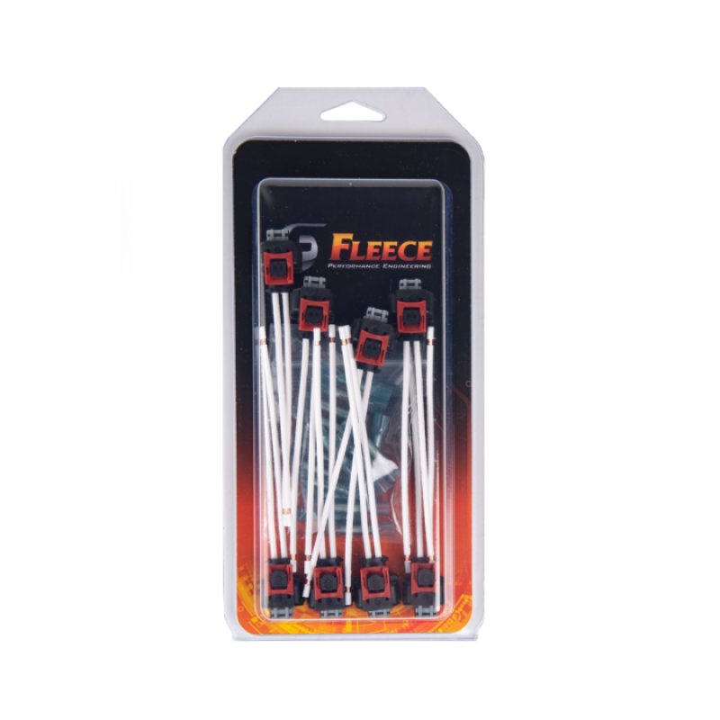 Fleece Performance 17-22 GM 2500/3500 Duramax Replacement Fuel Injector Connector w/Pigtail (8 Pack) - Racecraft Industries