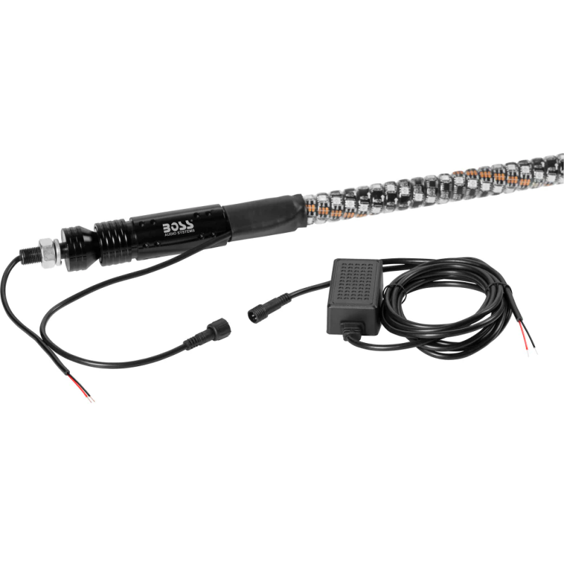 Boss Audio Systems ATV Whip Antenna/ 48 inch/ Multicolor/ IP67 Weatherproof - Racecraft Industries