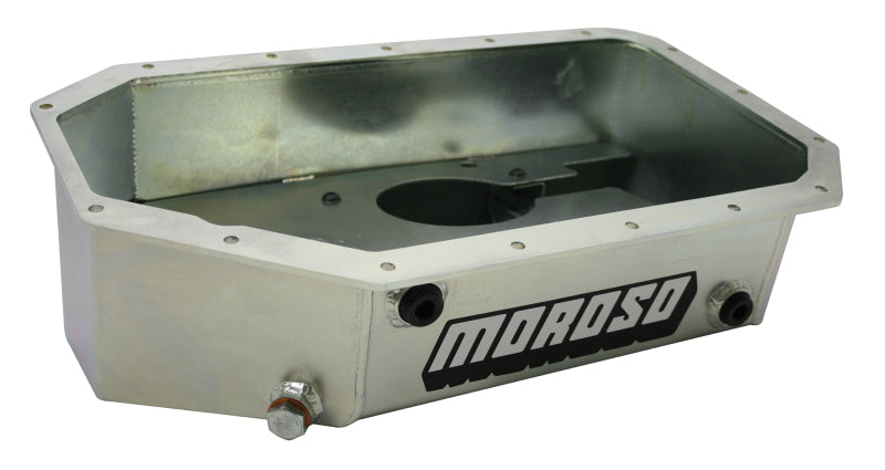 Moroso Acura/Honda K Series Swap Road Race Baffled Extra Capacity 5.5in Steel Oil Pan - Racecraft Industries