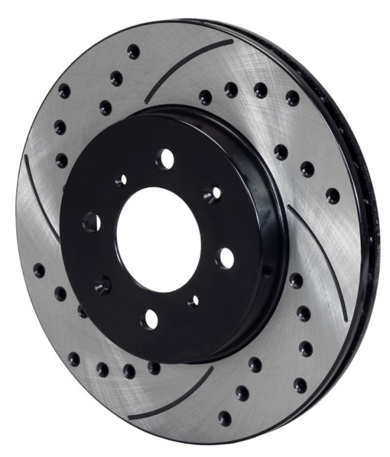 Wilwood Rotor-.68in Offset-SRP-BLK-Drill-LH 10.32 x .83 - 4 x 3.93 - Racecraft Industries
