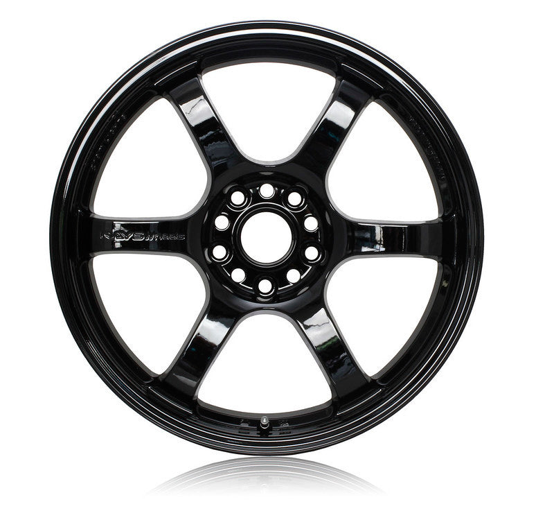 Gram Lights 57DR 18x9.5 +38 5-114.3 Glossy Black Wheel - Racecraft Industries