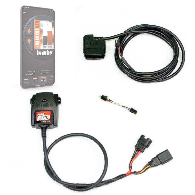 Banks Power Pedal Monster Kit (Stand-Alone) - Molex MX64 - 6 Way - Use w/Phone - Racecraft Industries