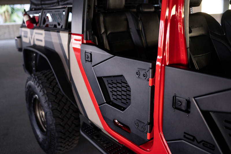 DV8 Offroad 18-22 Jeep Wrangler JL/JT Spec Series Half Doors - Rear Set - Racecraft Industries