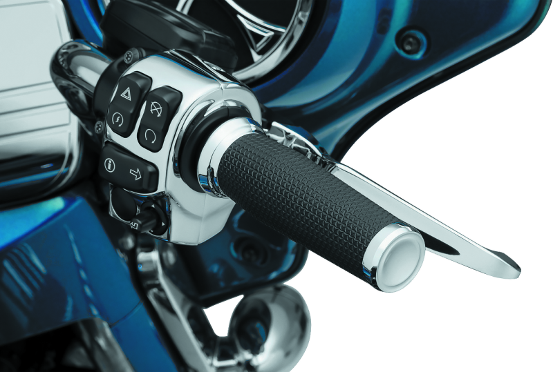 Kuryakyn Thresher Grips Throttle-By-Wire Chrome - Racecraft Industries