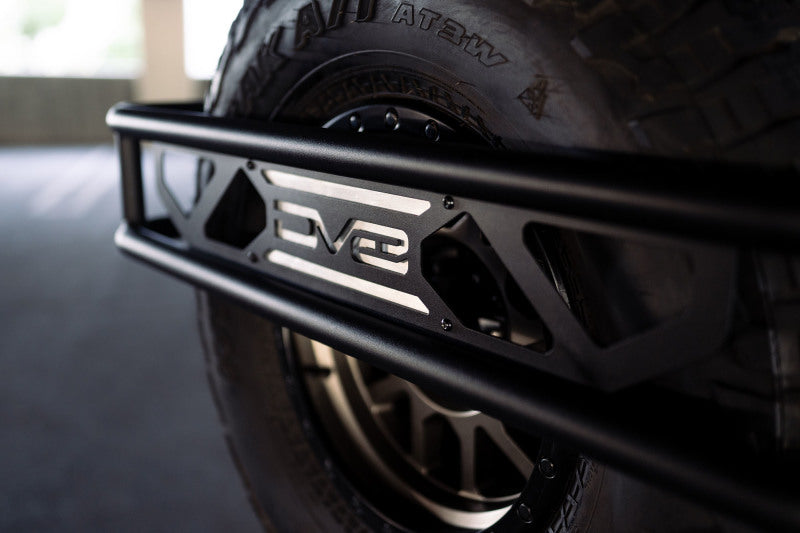 DV8 Offroad 21-23 Ford Bronco Spare Tire Guard & Accessory Mount - Racecraft Industries