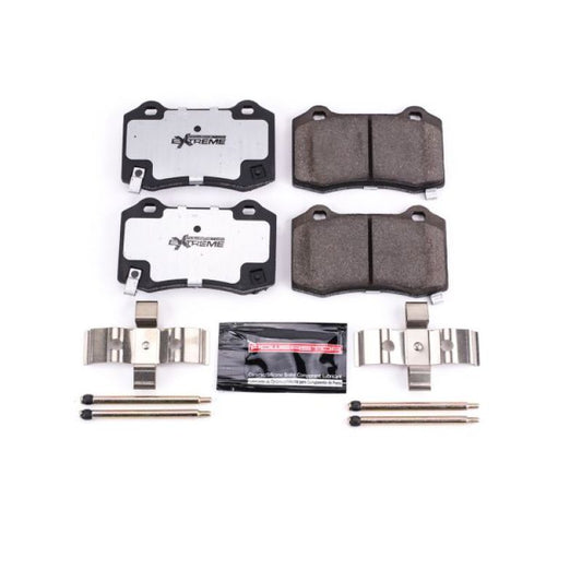 Power Stop 12-23 Dodge Charger Rear Z26 Extreme Street Brake Pads w/Hardware - Racecraft Industries