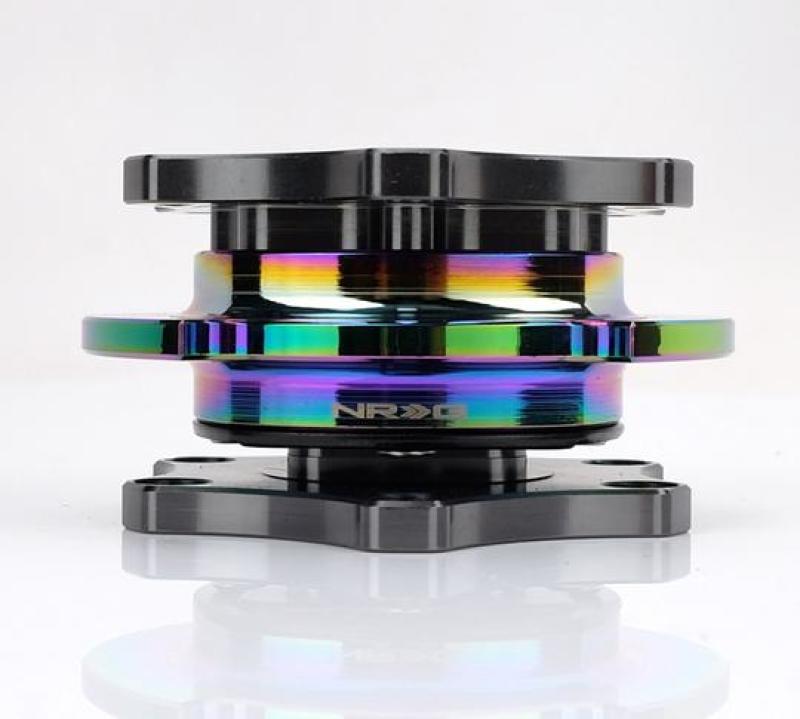 NRG Quick Release SFI SPEC 42.1 - Gun Metal Body / Gold Shinny Ring - Racecraft Industries