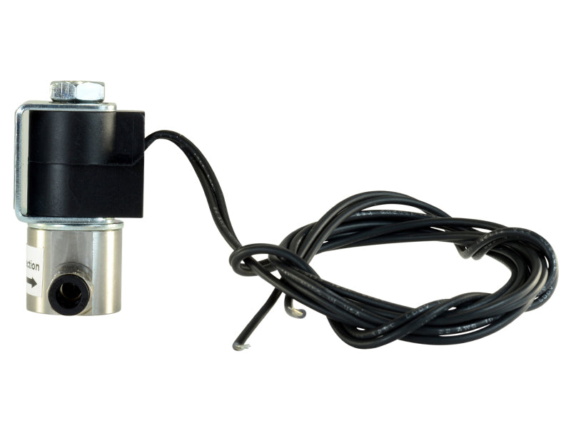 AEM Water/Methanol Injection System - High-Flow Low-Current WMI Solenoid - 200PSI 1/8in-27NPT In/Out - Racecraft Industries