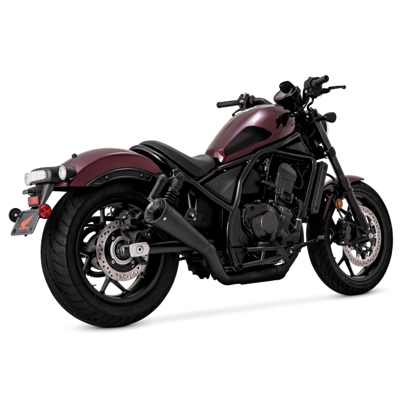 Vance & Hines HONDA 21-22 Rebel 1100 S/O Black Slip-On Exhaust - Racecraft Industries