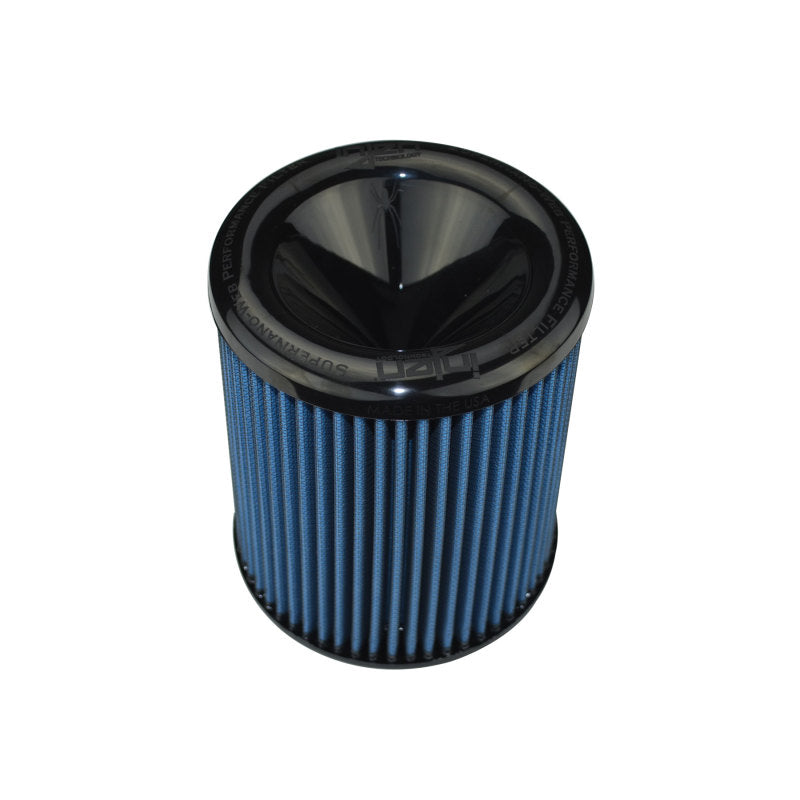 Injen AMSOIL Ea Nanofiber Dry Air Filter - 3 1/2 Filter 6 Base / 6 7/8 Tall / 5 1/2 Top - Racecraft Industries