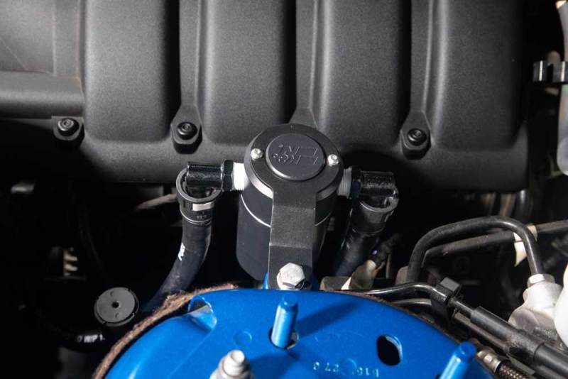 K&N 15-23 Ford Mustang 2.3L Ecoboost Oil Catch Can - Racecraft Industries