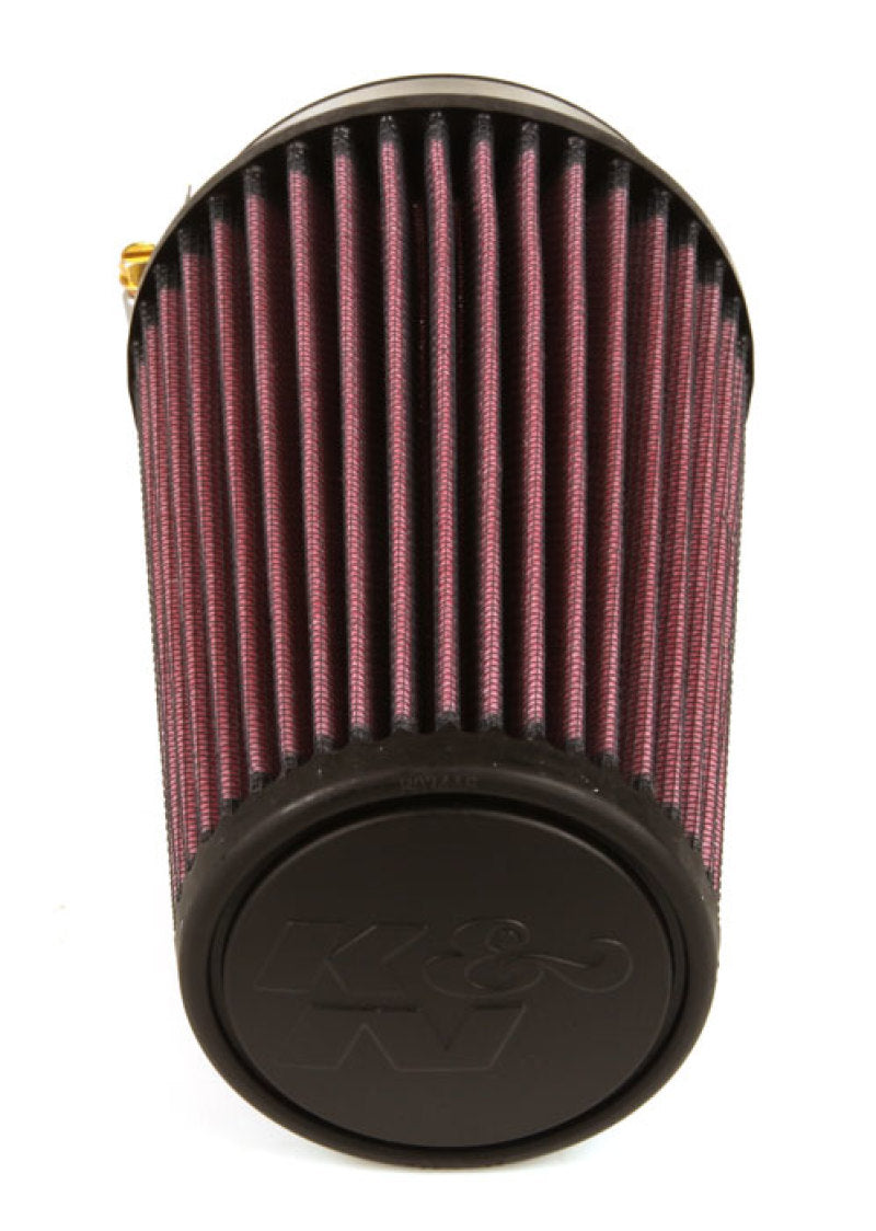 K&N Filter Universal Rubber Filter 3 1/2 inch Flange 4 5/8 inch Base 3 1/2 inch Top 7 inch Height - Racecraft Industries