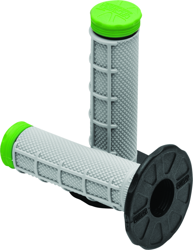 ProTaper Tri Density MX 1/2 Waffle Grips - Green - Racecraft Industries