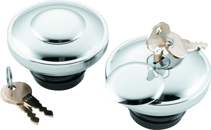 Bikers Choice L96-20 Chrome Lockable Gas Cap Vented - Racecraft Industries