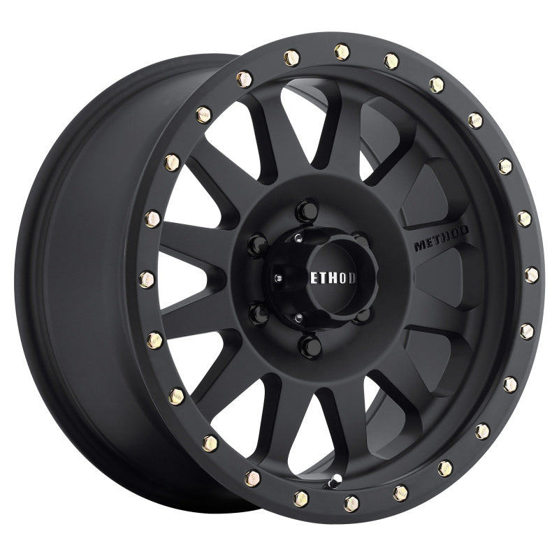 Method MR304 Double Standard 17x8.5 0mm Offset 6x5.5 108mm CB Matte Black Wheel - Racecraft Industries