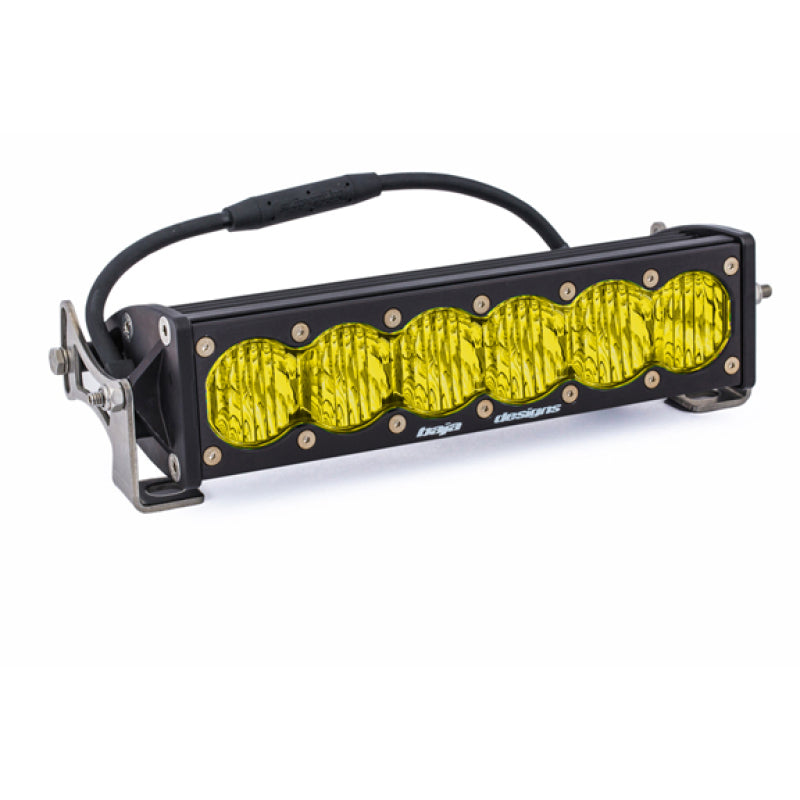 Baja Designs OnX6 Wide Driving 10in LED Light Bar - Amber - Racecraft Industries