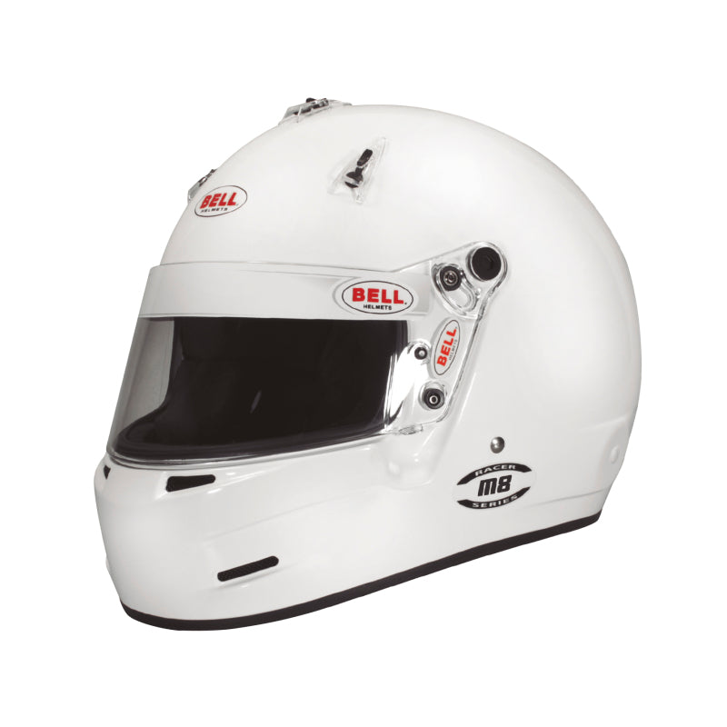 Bell M8 SA2020 V15 Brus Helmet - Size 58-59 (White) - Racecraft Industries