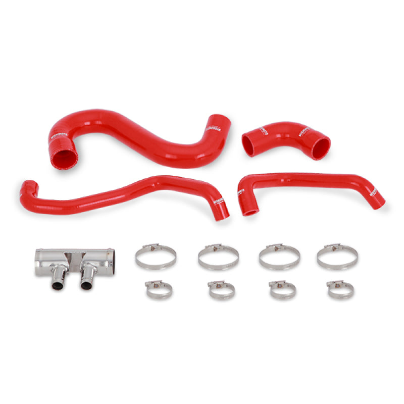 Mishimoto 2015+ Ford Mustang GT Silicone Lower Radiator Hose - Red - Racecraft Industries