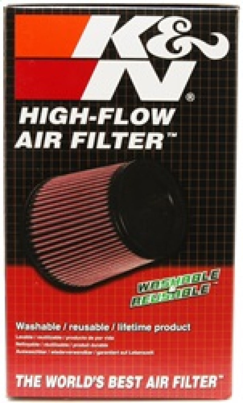 K&N Universal Rubber Filter 3 1/2inch ID FLG / 6inch Base / 4-5/8inch Top / 9inch Height - Racecraft Industries