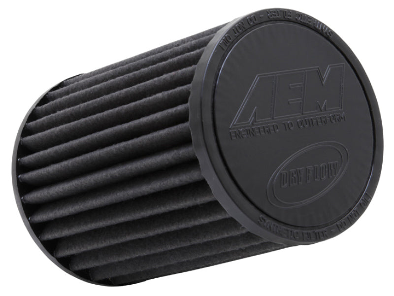AEM Dryflow 3.5in. X 7in. Round Tapered Air Filter - Racecraft Industries