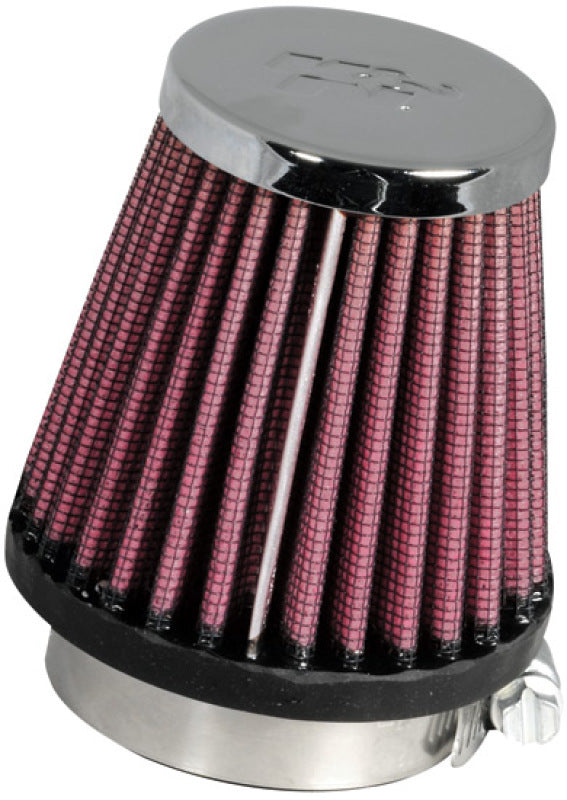K&N Universal Chrome Filter 1 15/16 inch FLG / 3 inch Base / 2 inch Top / 3 inch Height - Racecraft Industries
