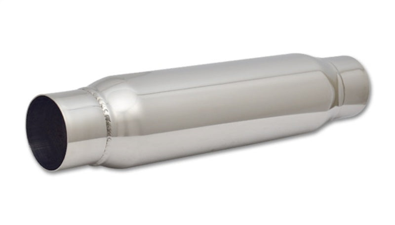 Vibrant SS Resonator (Standard Design) 3in Inlet/Outlet x 18in Long - Racecraft Industries