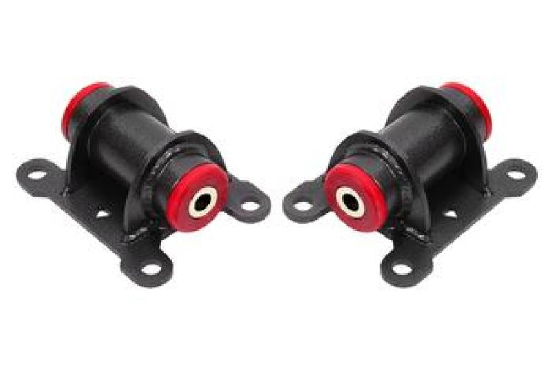BMR 98-02 Chevrolet Camaro Motor Mount Kit (Steel) w/ Poly Bushings - Black Hammertone - Racecraft Industries