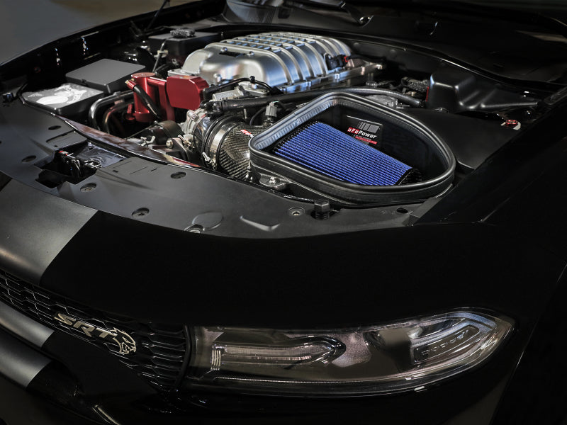 aFe Dodge Charger SRT Hellcat Redeye 21-23 V8-6.2L Track Series Stage-2 Carbon Fiber Intake Pro 5R - Racecraft Industries