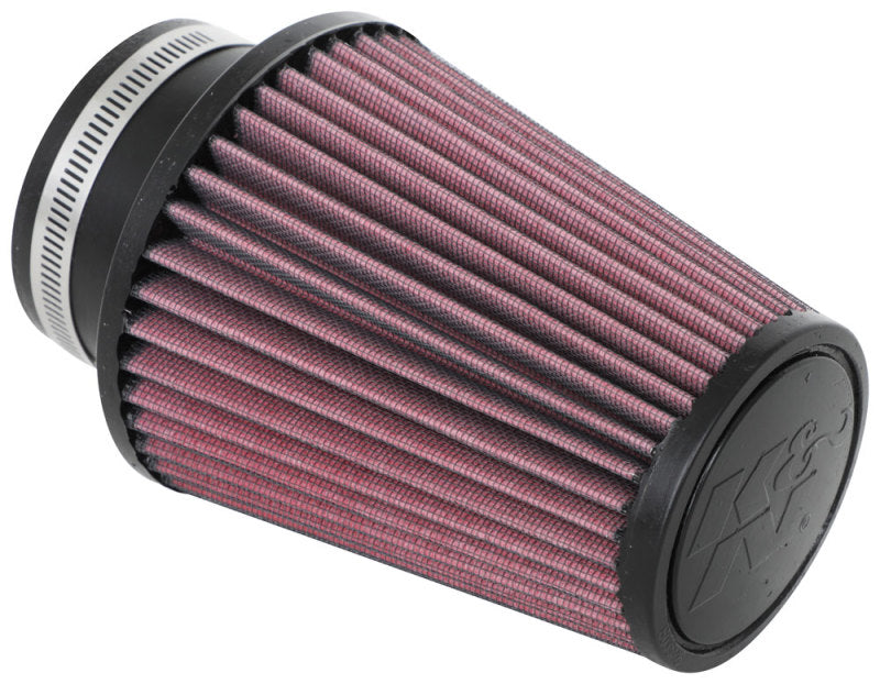 K&N Universal Clamp-On Air Filter 3in Flange ID x 5in Base OD x 3.5in Top OD x 6in Height - Racecraft Industries