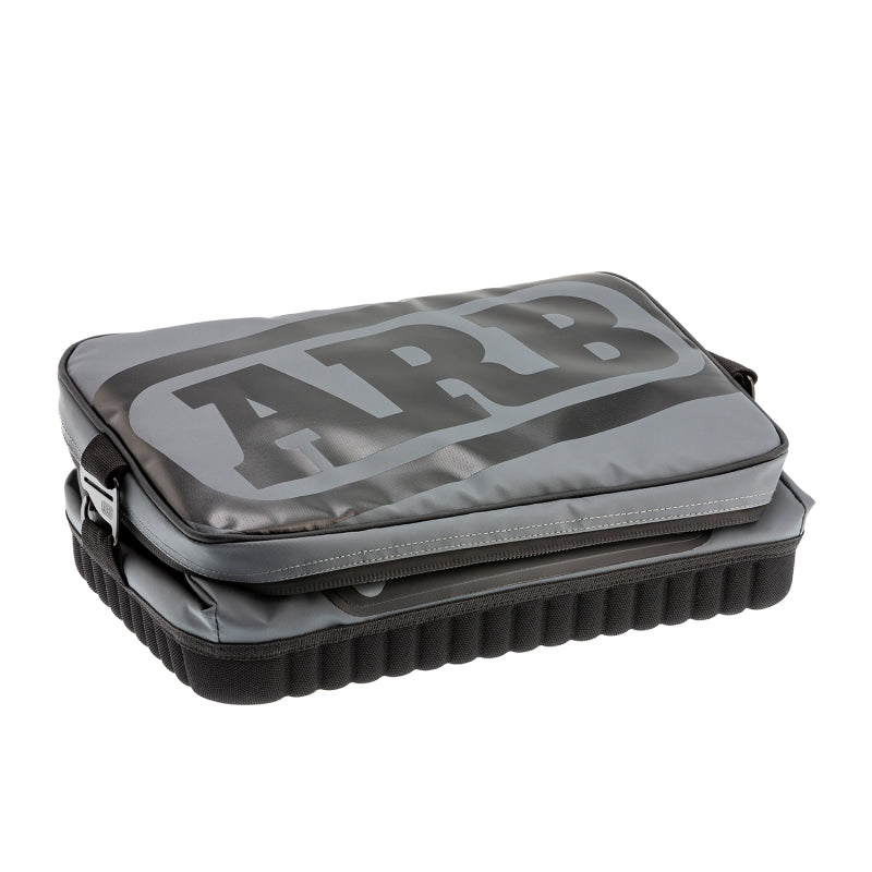 ARB Cooler Bag Charcoal w/ Red Highlights 15in L x 11in W x 9in H Holds 22 Cans - Racecraft Industries