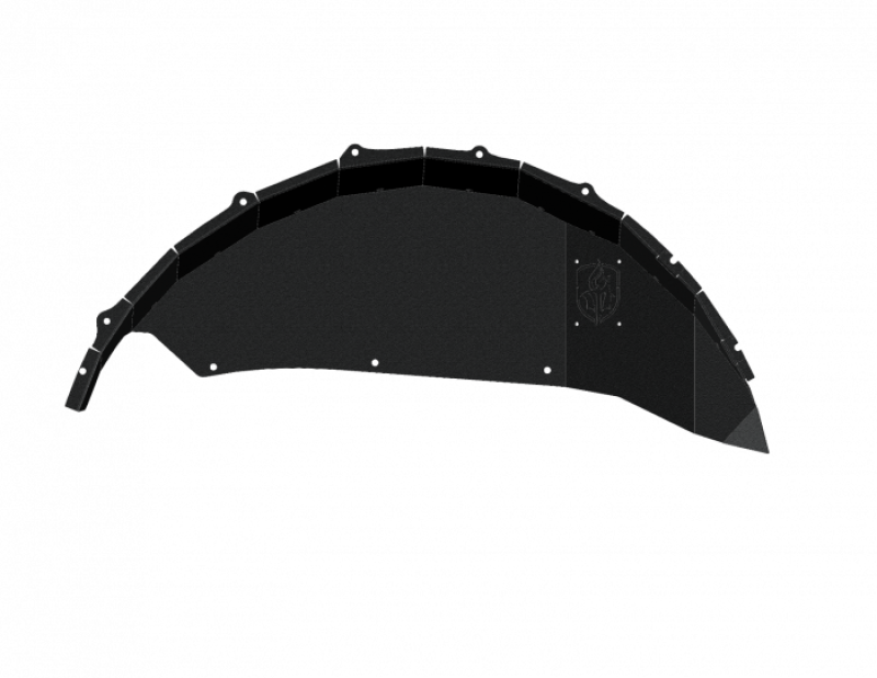 Road Armor 18-20 Jeep Wrangler JL Stealth Rear Fender Liner Body Armor - Black Steel - Racecraft Industries