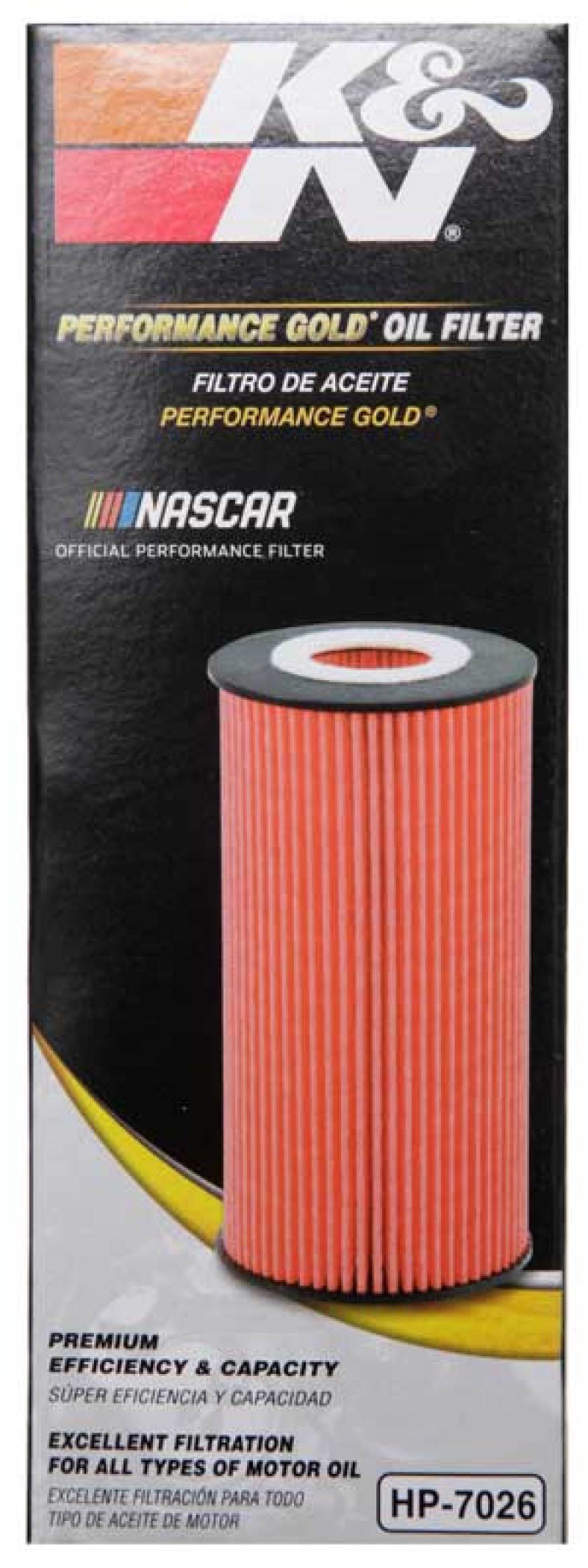 K&N Performance Oil Filter for 14-17 Dodge Durango 3.6L / 14-17 Jeep Grand Cherokee 3.6L - Racecraft Industries
