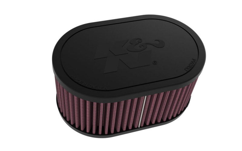 K&N 2-1/8in DUAL FLG 6-1/4 X 4inOD 3inH Universal Clamp-On Air Filter - Racecraft Industries