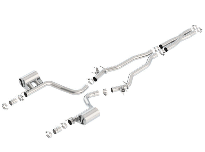 Borla 15-16 Dodge Challenger Hellcat 6.2L V8 ATAK w/ Valve Simulator CB Exhaust Factory Valance - Racecraft Industries