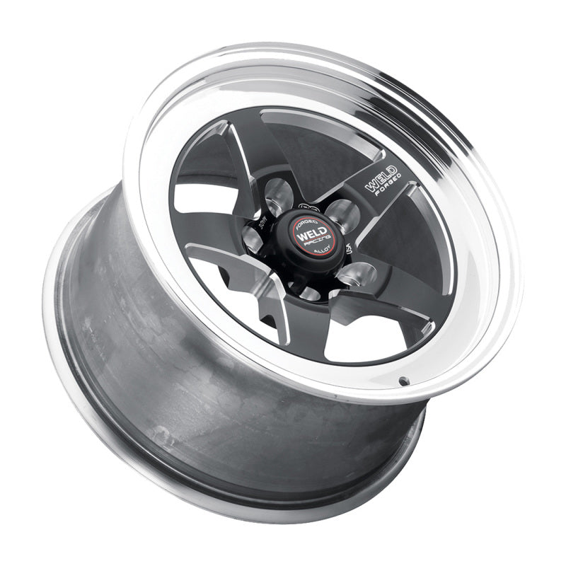 Weld S71 15x10 / 5x4.5 BP / 7.5in. BS Black Wheel (Medium Pad) - Non-Beadlock - Racecraft Industries