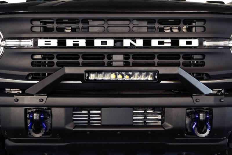 DV8 Offroad 21-22 Ford Bronco Factory Modular Front Bumper Bull Bar - Racecraft Industries