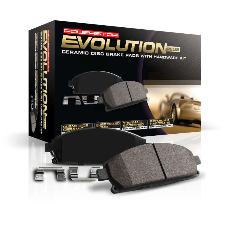Power Stop 16-19 Cadillac ATS Front Z17 Evolution Ceramic Brake Pads w/Hardware - Racecraft Industries