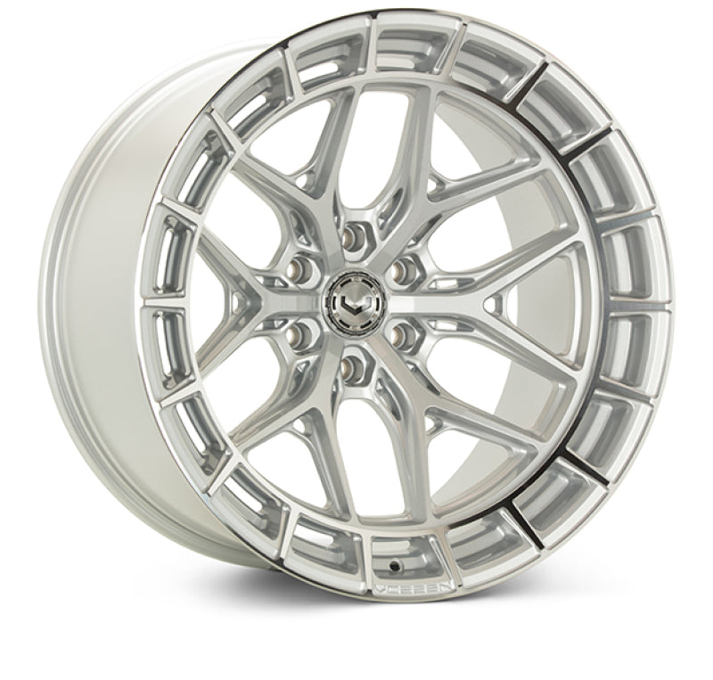Vossen HFX-1 20x10 / 6x139.7 BP / ET-18 / 106.1 CB / Super Deep - Silver Polished Wheel - Racecraft Industries