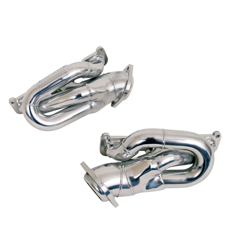 BBK 11-15 Ford Mustang 3.7L Shorty Tuned Length Headers - 1-5/8 Silver Ceramic (CARB EO 11-14 Only) - Racecraft Industries
