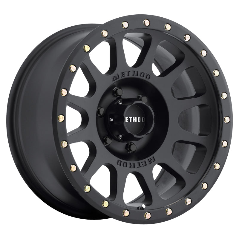 Method MR305 NV 17x8.5 0mm Offset 6x5.5 108mm CB Matte Black Wheel - Racecraft Industries
