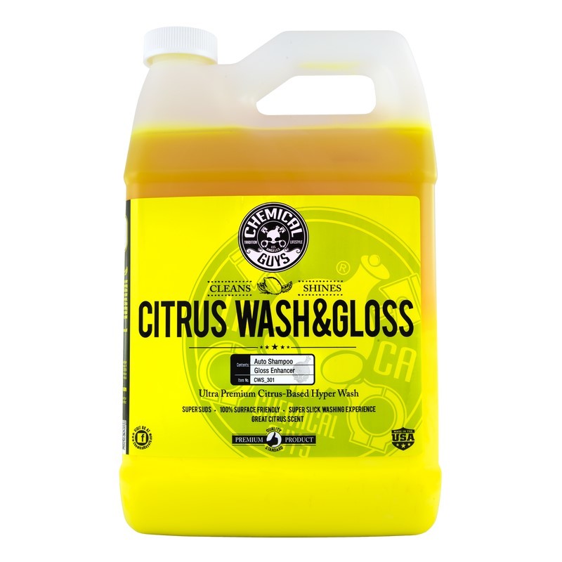 Chemical Guys Citrus Wash & Gloss Concentrated Car Wash - 1 Gallon - Racecraft Industries