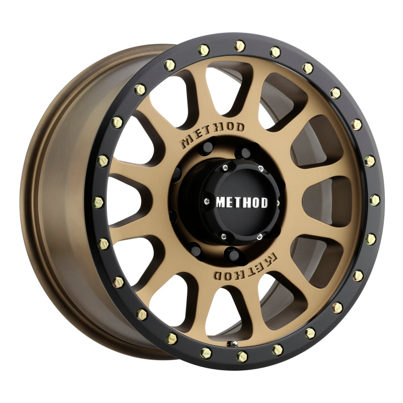 Method MR305 NV 17x8.5 0mm Offset 8x170 130.81mm CB Method Bronze/Black Street Loc Wheel - Racecraft Industries