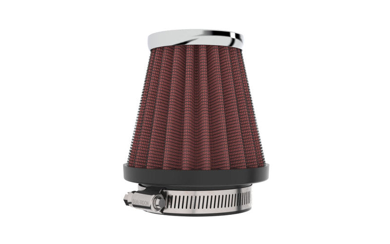 K&N Universal Chrome Filter 1 15/16 inch FLG / 3 inch Base / 2 inch Top / 3 inch Height - Racecraft Industries