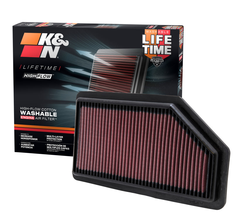 K&N Replacement Air Filter for 11 -12 Honda Odyssey 3.5L V6 - Racecraft Industries